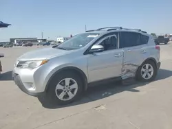 Salvage cars for sale at Grand Prairie, TX auction: 2013 Toyota Rav4 XLE