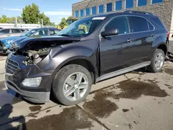 Chevrolet salvage cars for sale: 2016 Chevrolet Equinox LT