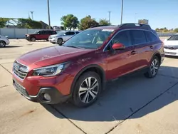 Salvage cars for sale at Oklahoma City, OK auction: 2019 Subaru Outback 2.5I Limited