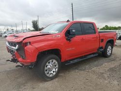 Chevrolet salvage cars for sale: 2021 Chevrolet Silverado K2500 Heavy Duty LT