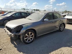 Salvage cars for sale at Houston, TX auction: 2006 Infiniti G35