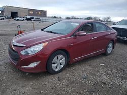 Salvage cars for sale at Kansas City, KS auction: 2015 Hyundai Sonata Hybrid