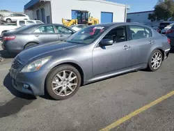 Salvage cars for sale at Hayward, CA auction: 2012 Infiniti G37 Base