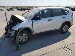 Salvage cars for sale at Grand Prairie, TX auction: 2013 Honda CR-V LX