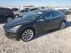 Vehiculos salvage en venta de Copart Cahokia Heights, IL: 2018 Tesla Model 3