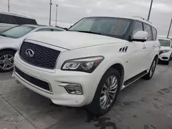 Infiniti Vehiculos salvage en venta: 2017 Infiniti QX80 Base