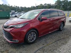 2021 Toyota Sienna XLE en venta en Ellenwood, GA