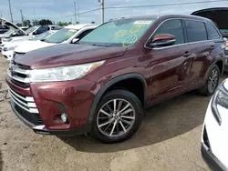 Salvage cars for sale at Riverview, FL auction: 2018 Toyota Highlander SE