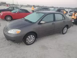 Salvage cars for sale at Arcadia, FL auction: 2004 Toyota Corolla CE