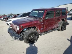 Jeep Vehiculos salvage en venta: 2021 Jeep Wrangler Unlimited Sahara 4XE