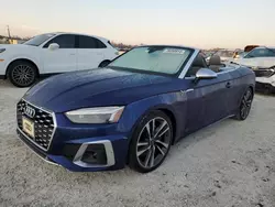 Salvage cars for sale from Copart Arcadia, FL: 2022 Audi S5 Prestige