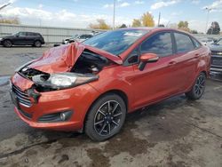 Ford salvage cars for sale: 2018 Ford Fiesta SE