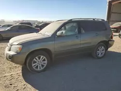 Toyota Highlander salvage cars for sale: 2007 Toyota Highlander Hybrid