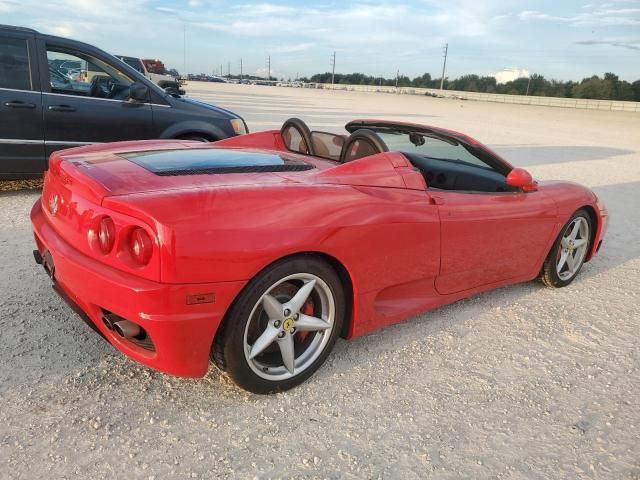 2001 Ferrari 360 Spider