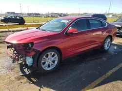 Salvage cars for sale at Woodhaven, MI auction: 2014 Chevrolet Impala LT