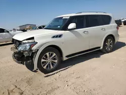 Infiniti qx80 salvage cars for sale: 2017 Infiniti QX80 Base