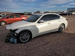 Salvage Cars with No Bids Yet For Sale at auction: 2019 Infiniti Q50 Luxe