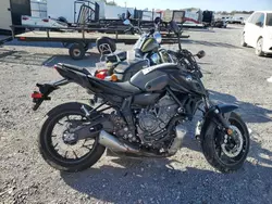 Salvage motorcycles for sale at Lebanon, TN auction: 2024 Yamaha MT07