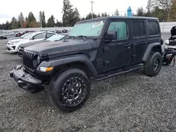 Vehiculos salvage en venta de Copart Graham, WA: 2021 Jeep Wrangler Unlimited Sport