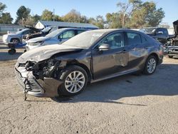 Salvage cars for sale from Copart Wichita, KS: 2021 Toyota Camry LE