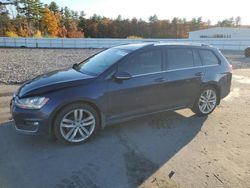 Salvage cars for sale from Copart Windham, ME: 2016 Volkswagen Golf Sportwagen S