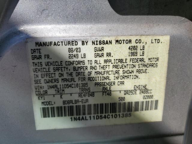 2004 Nissan Altima Base