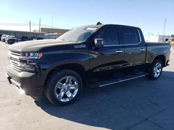 Salvage cars for sale at Grand Prairie, TX auction: 2021 Chevrolet Silverado K1500 High Country