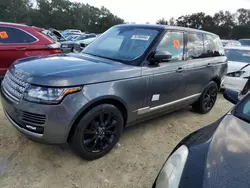 Land Rover salvage cars for sale: 2016 Land Rover Range Rover HSE