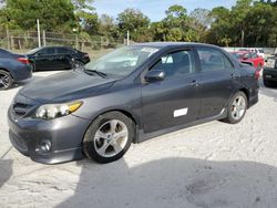 Salvage cars for sale at Fort Pierce, FL auction: 2011 Toyota Corolla Base