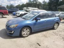 Salvage cars for sale at Savannah, GA auction: 2016 Subaru Impreza Premium