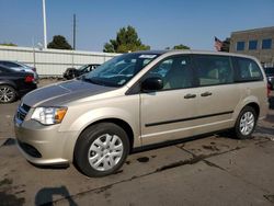 Dodge salvage cars for sale: 2015 Dodge Grand Caravan SE