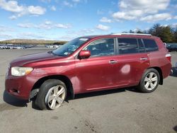 Salvage cars for sale from Copart Brookhaven, NY: 2008 Toyota Highlander Limited