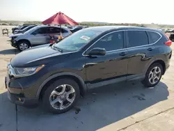 Salvage cars for sale at Grand Prairie, TX auction: 2018 Honda CR-V EX