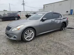 Salvage cars for sale at Jacksonville, FL auction: 2012 Infiniti G37