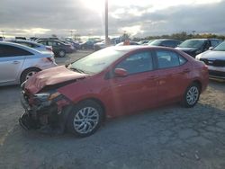 Salvage cars for sale at Indianapolis, IN auction: 2018 Toyota Corolla L