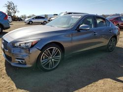 Salvage cars for sale at San Martin, CA auction: 2017 Infiniti Q50 Premium