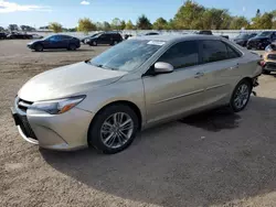 Toyota salvage cars for sale: 2017 Toyota Camry LE