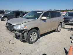 Salvage cars for sale at Houston, TX auction: 2010 Toyota Highlander