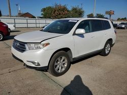 Vehiculos salvage en venta de Copart Oklahoma City, OK: 2011 Toyota Highlander Base