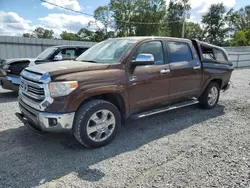 Salvage cars for sale from Copart Gastonia, NC: 2017 Toyota Tundra Crewmax 1794