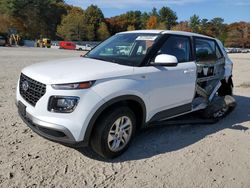 Salvage cars for sale at Mendon, MA auction: 2022 Hyundai Venue SE