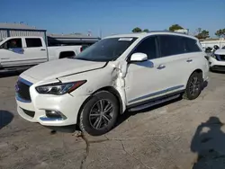 Salvage cars for sale at Tulsa, OK auction: 2017 Infiniti QX60