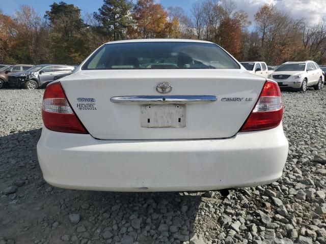 2002 Toyota Camry LE