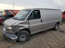 Salvage trucks for sale at Woodhaven, MI auction: 2001 GMC Savana G2500