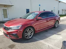 Volkswagen Passat s salvage cars for sale: 2016 Volkswagen Passat S