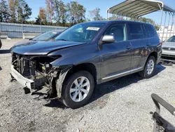 Salvage cars for sale from Copart Spartanburg, SC: 2012 Toyota Highlander Base