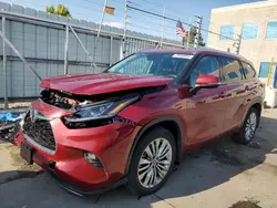 Toyota salvage cars for sale: 2023 Toyota Highlander L