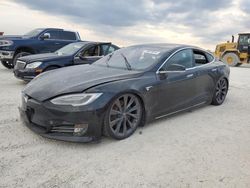 Flood-damaged cars for sale at auction: 2021 Tesla Model S