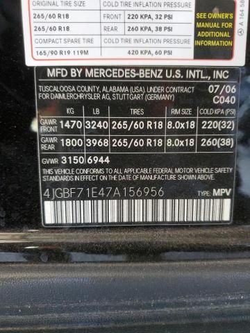 2007 Mercedes-Benz GL 450 4matic