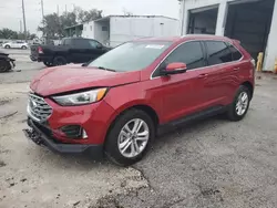 Salvage cars for sale at Riverview, FL auction: 2020 Ford Edge SEL